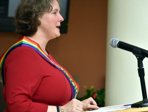 Mayor Satya Rhodes-Conway celebrates Pride month with LGBTQ flag raising ceremonies