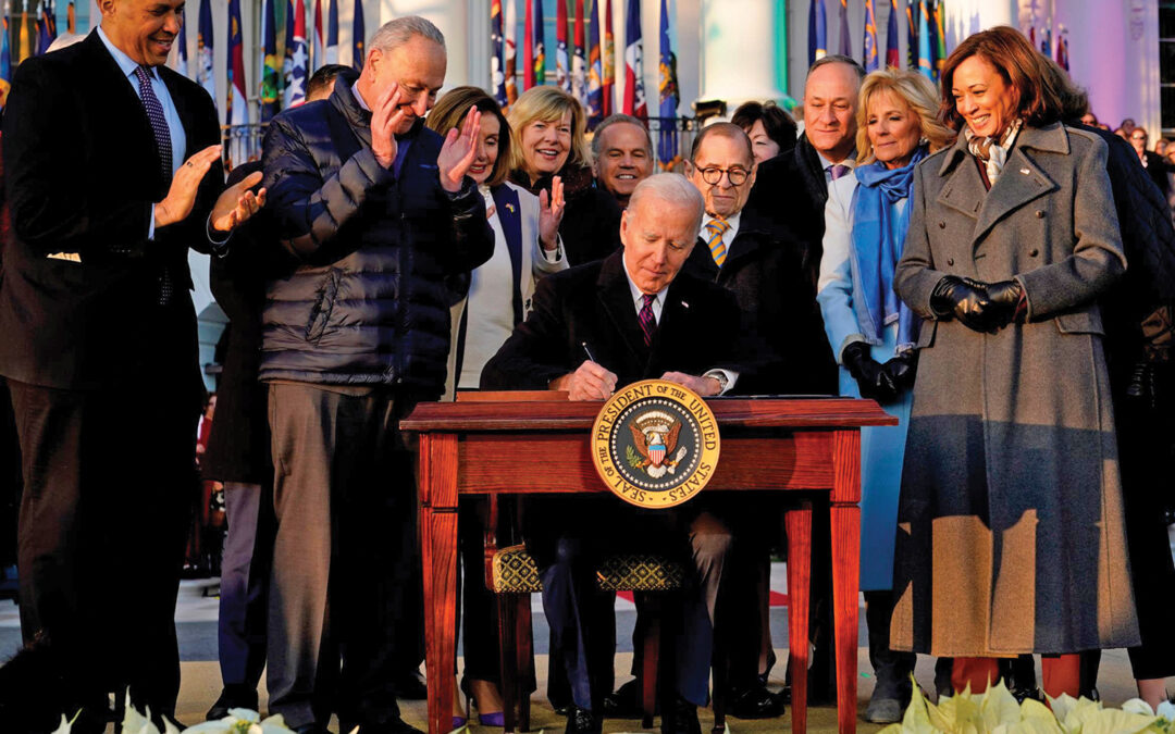 Bipartisan coalition in the senate & house advance the Respect for Marriage Act, Biden signs into Law