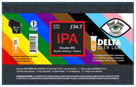 Delta Beer Lab and Giant Jones to release double IPA at  first annual Delta Pride celebration