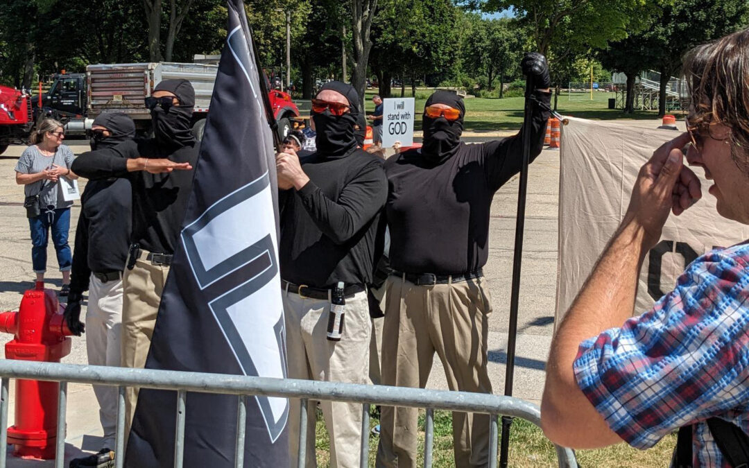 Armed Nazis protest Watertown’s Pride in the Park