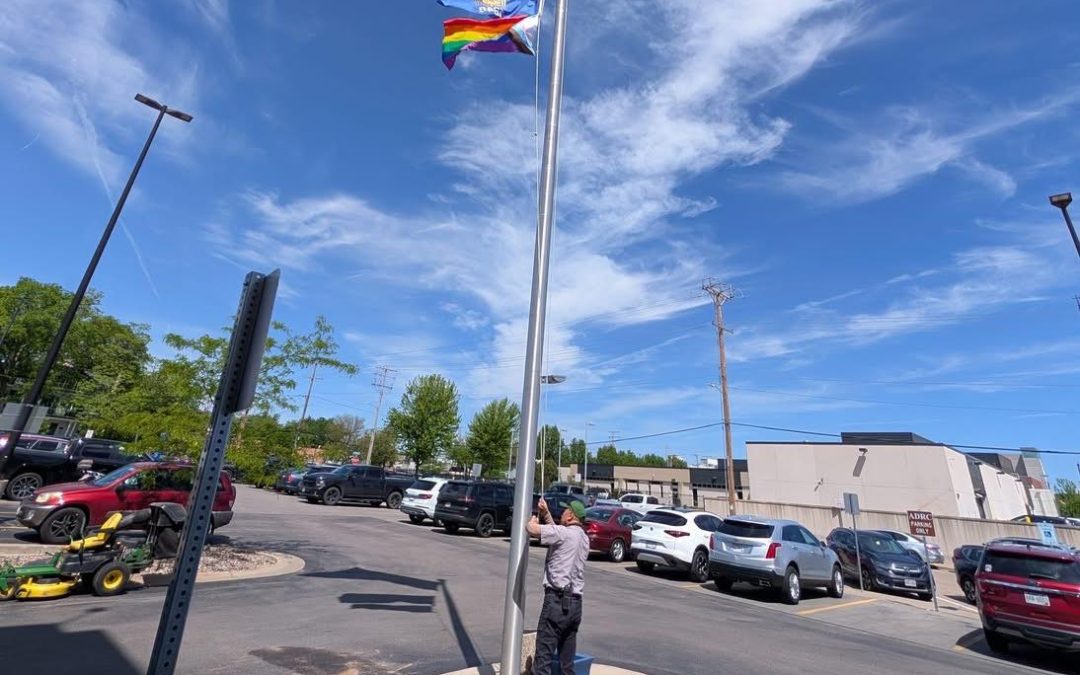 Attempted Pride Flag Burning at Outagamie County Courthouse Leads to Swift Arrest & Replacement